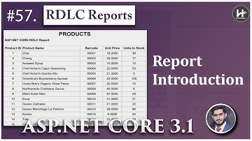 #57. Working with RDLC Reports in ASP.NET Core | A Step-by-Step Guide 🚀