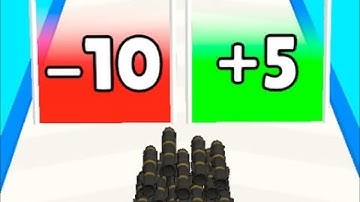 ￼￼Rocket stack Merge Evolution Level up Gameplay 100 lv 105
