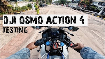Dji Action 4 With Mic Moto-vlogs | HelmetSetup | DJ action 4 | 2025 #rider #r15m2025 