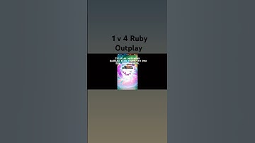 1 v 4 Outplayed #mobilelegends #mlbb #shorts #short #reels #ruby #mobilelegendsbangbang #outplayed