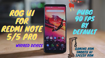 🔥🔥ROG UI🔥🔥Android 11_PUBG 90Fps_Gaming Rom_Good B.B_For Redmi Note 5 / pro [ Whyred ]#Shorts
