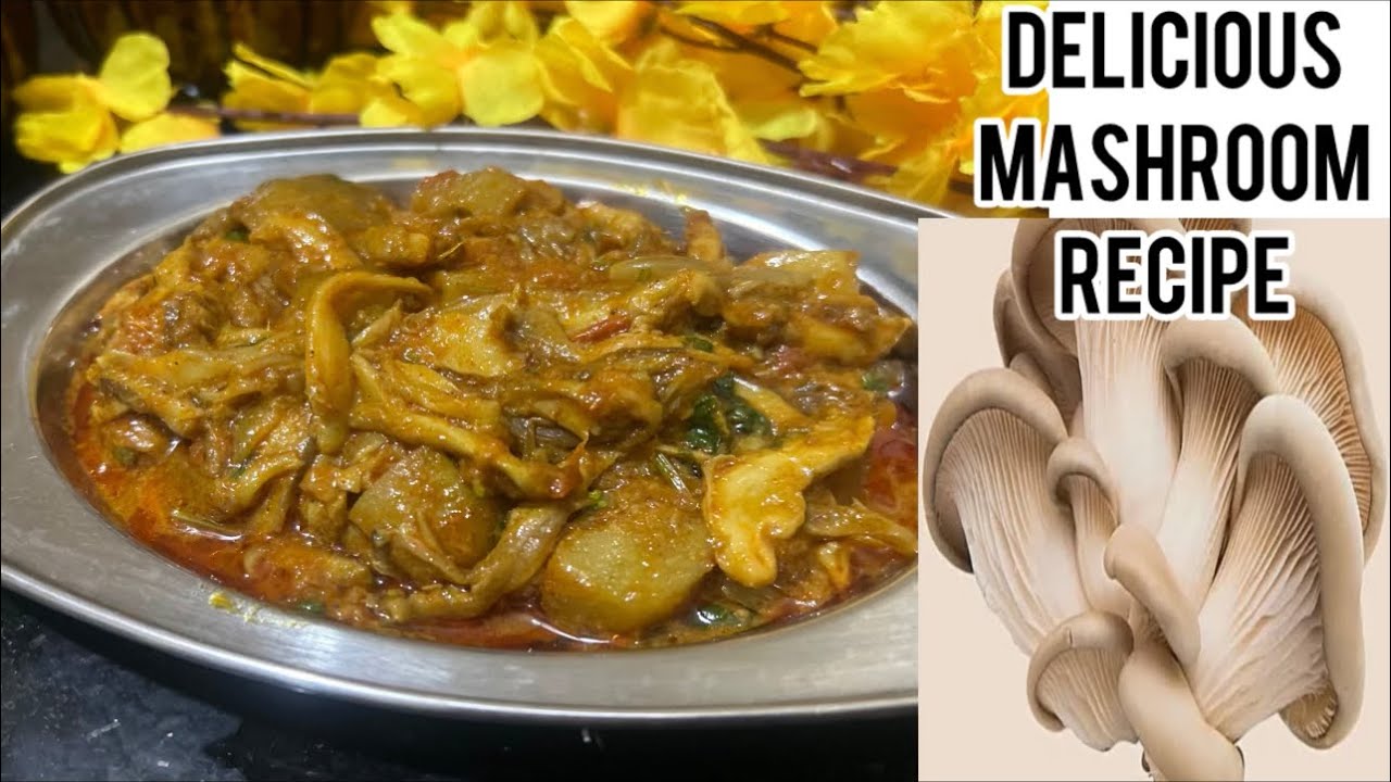 Slow cooked Oyster Mushroom 🍄Simple ingredients, full of flavour 😋l 