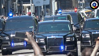 Russian President Vladimir Putins Motorcade Arrives In Geneva To Meet Joe Biden