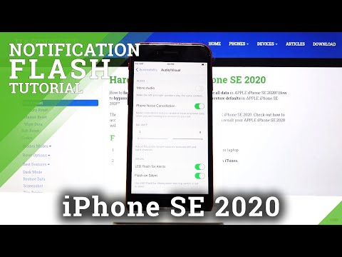How to Switch On LED Alert in iPhone SE 2020 – Personalize Flash Notifications
