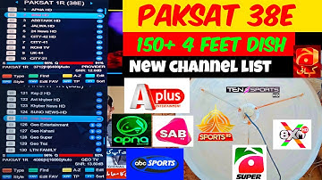 Paksat MM1 38e new channel list | paksat 38e new update | paksat 38e Dish setting
