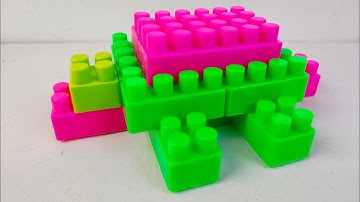 ( TOYS ASMR ) How to Make Turtle Toy From Lego Blocks BUILDING ASMR SATISFYING DIY