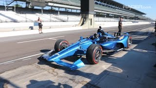 Racer With Juan Montoya On 2018 Speedway Bodywork Test