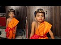 Fancy dress lord ramlakshma getuprama navami ram makeup for kg kids 