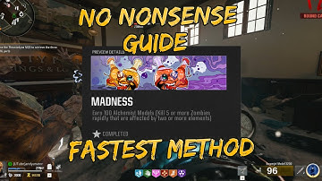 How To Unlock *MADNESS* Calling Card In One Game! (BO6 ZOMBIES)