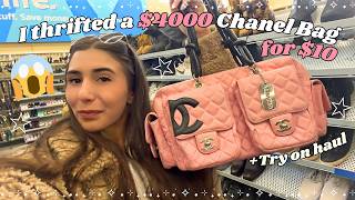 I thrifted a $4,000 Chanel Bag for $10!!π±| Spring trends, Designer finds, + try on haulΛΛπ’Φ΄ΰ»ποΈΛπΰΌβ