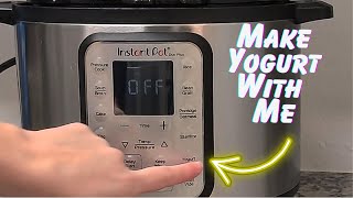 Watch how I make YOGURT in the Instant Pot Duo 9-in-1
