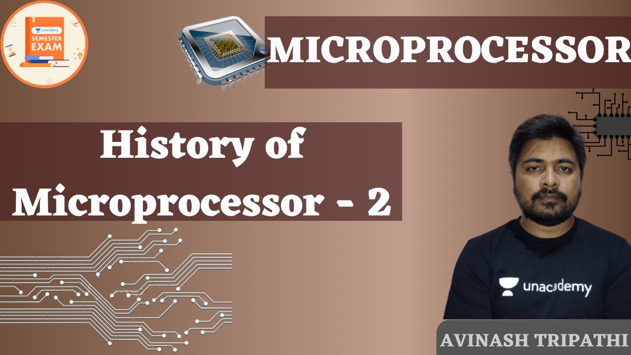 History of Microprocessor - 2 | MICROPROCESSOR | GATE/ESE | Avinash Sir ...