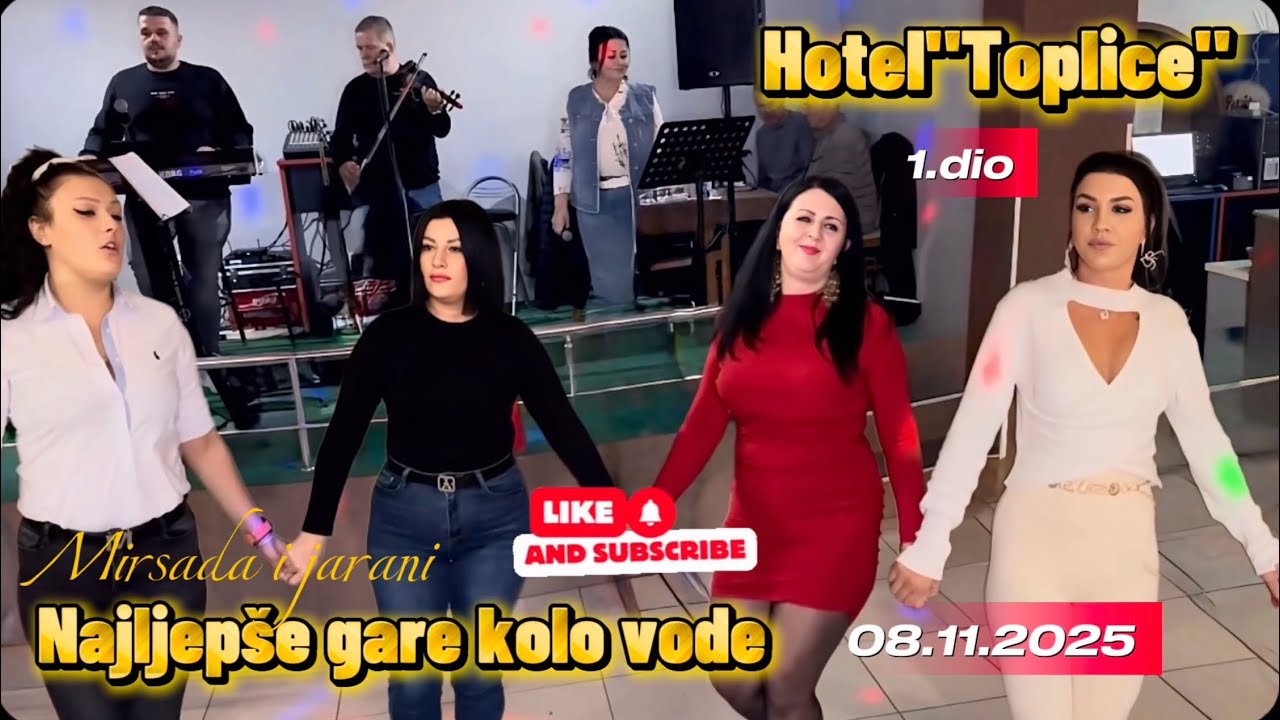 Najljepše gare kolo vode na zabavi u Hotelu 