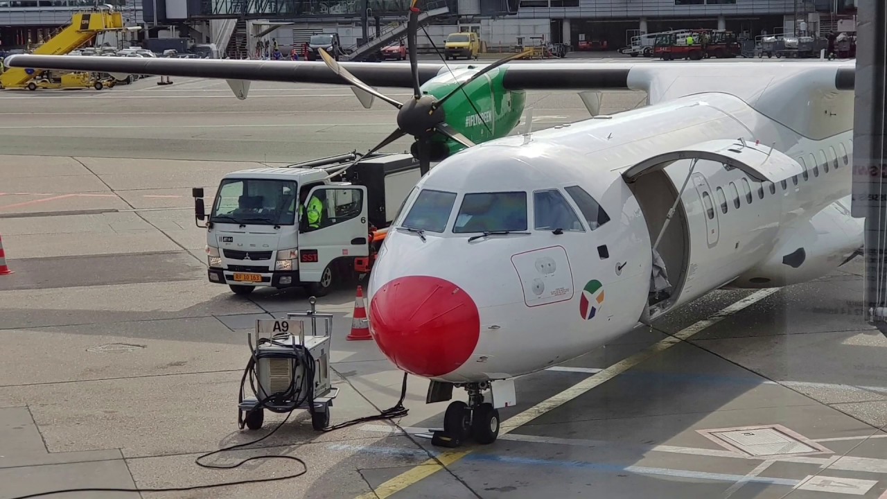 Flight to Rønne Bornholm ATR72 Danish