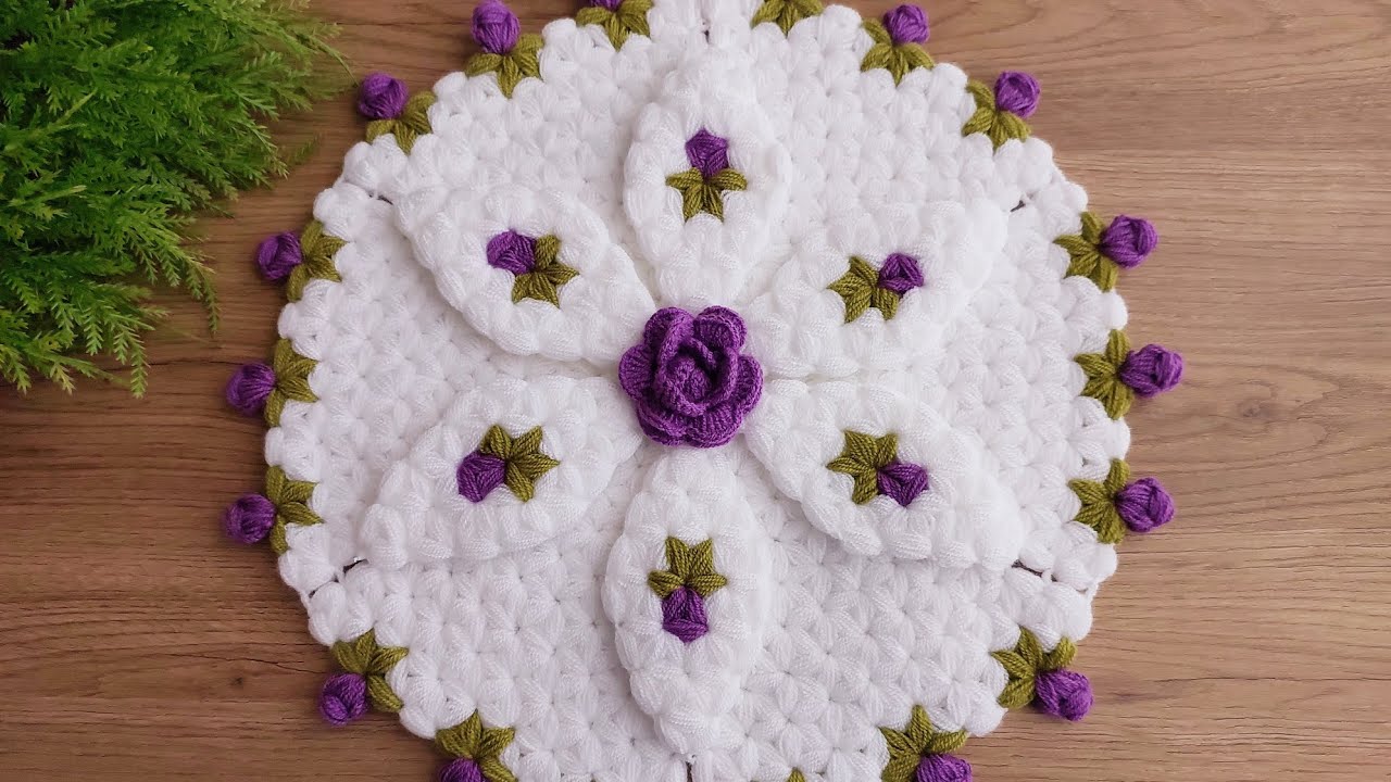 yeni tasarım çiçekli zambak lif modeli yapımı/yuvarlak lifin yapılışı