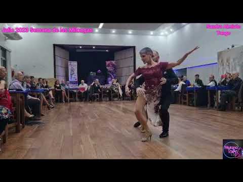 Bailan AURORA LUBIZ y CLAUDIO GONZÁLEZ en FRIULANA TANGO JULIO 2023 / La Semana de las Milongas
