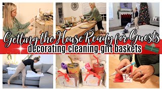 *NEW* GETTING THE HOUSE READY FOR GUESTS CLEANING DECORATING + DIY GIFT BASKETS TIFFANI BEASTON 2021