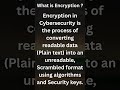 What is Encryption? Cybersecurity  #information #securecloud #cybersecurity  #infosecauditing
