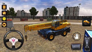 Vinç Oparatörü Simülatörü - Kepçe Vinç Bulldozer Simulator - Android Gameplay screenshot 5