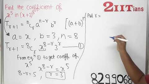 BINOMIAL THEOREM Exercise 8.2 Q1 Class 11 Maths NCERT IIT JEE
