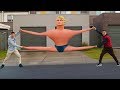 THIS GIANT STRETCH ARMSTRONG CAN'T BE RIPPED!! (IT'S IMPOSSIBLE!)