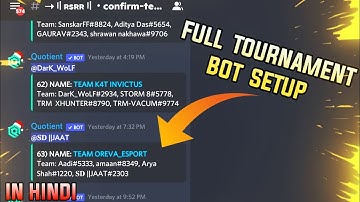 How to setup Quotient bot (Tournament)  || How to setup tournament bot in hindi