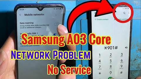 Samsung A03 Core No Service | Samsung 2G Network Not Working