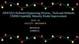 CMMI-Capability Maturity Model Integration