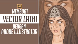 MEMBUAT VECTOR LATHI DI ADOBE ILLUSTRATOR | Jharna Bhagwani