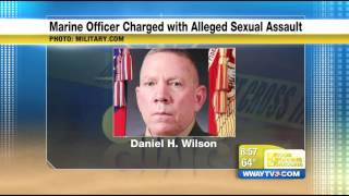 Marine officer charged with alleged sex assault of child