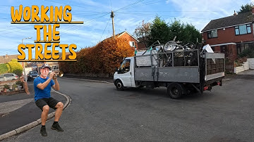 working the streets any old scrap iron #recycling #subscribe