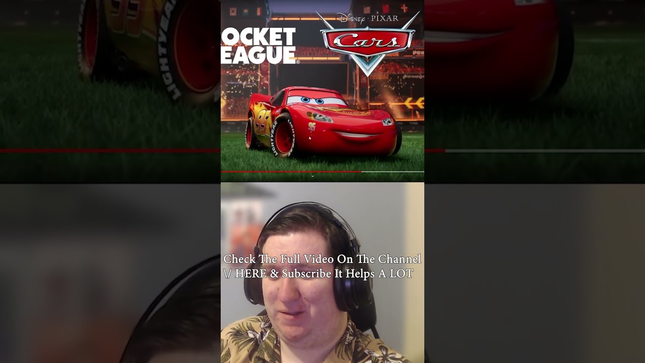 The Lightning McQueen Car Body Hits the Soccar Pitch in Rocket League