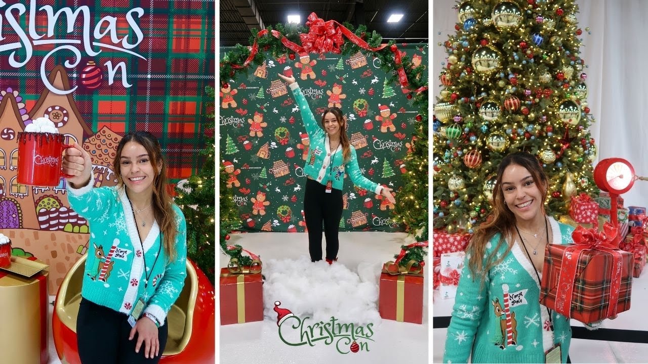 Christmas con 2024 vlog meeting drew seeley lacey chabert