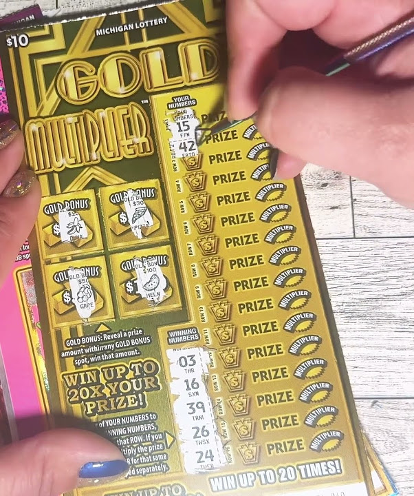Winner! Michigan scratch off ticket! lottery scratchofftickets YouTube