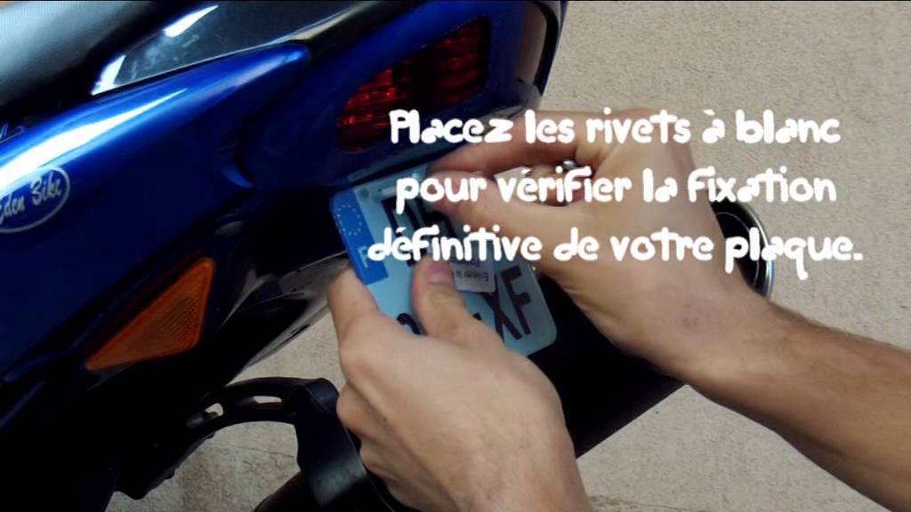 Nouvelle plaque d'immatriculation pour moto et scooter – Le réseau MAXXESS  FRANCE
