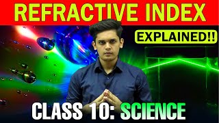 What is Refractive Index?| Class 10 Light| Concept and Numericals | Prashant Kirad