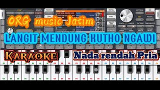 LANGIT MENDUNG KUTHO NGAWI (Karaoke) DHALANG POR Versi ORG