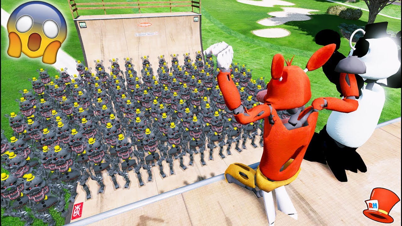 CAN FOXY & PANDA FREDDY HIDE FROM THE NIGHTMARE CLONE ARMY? (GTA 5 Mods ...