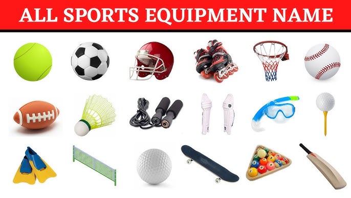Sports Items Name in English With Picture