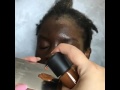 امراه سمراء تصبح بعد المكياج جميله