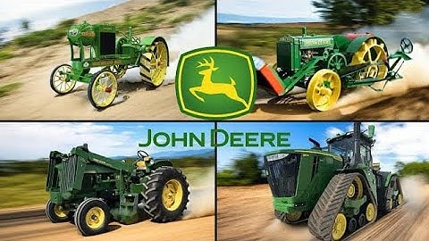 John Deere Tractor Evolution (1918 – Today) | From Waterloo Boy to 9RX – The Legend of Power 🚜💚