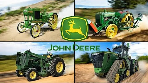 John Deere Tractor Evolution (1918 – Today) | From Waterloo Boy to 9RX – The Legend of Power 🚜💚