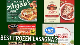 Frozen Lasagna Taste Test!