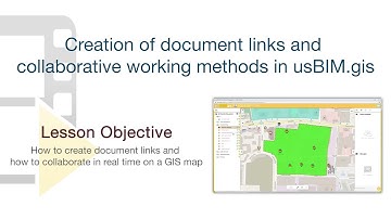 usBIM Tutorial - Creating document links and collaborative works in usBIM.gis - ACCA software