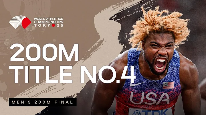Noah Lyles wins his 4th consecutive 200m title | World Athletics Championships Tokyo 25
