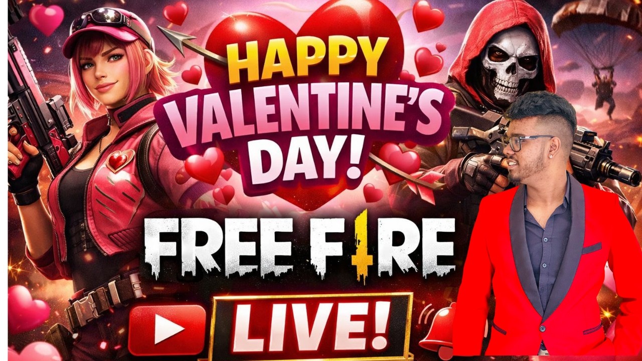 🔴 එන්න ආදරවන්තයන්ගේ දිනේ සමරන්න ❤️‍🩹😘🎁 #comeback   #freefire #gaming #ff