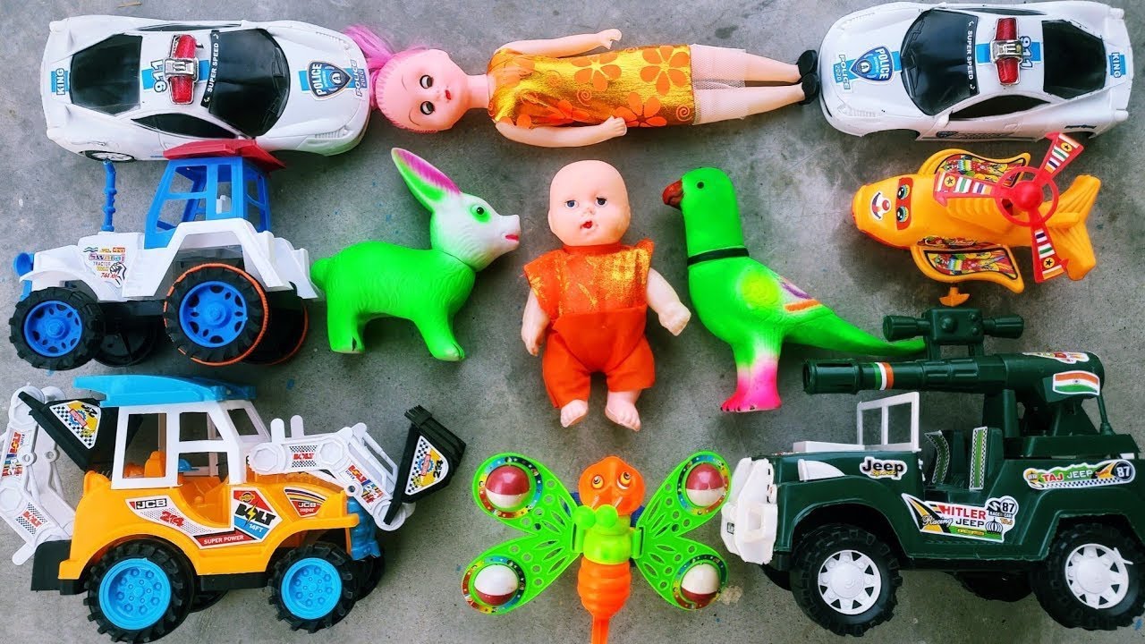 doll wala cartoon pp Airplane bus toy wala cartoon tractor 76