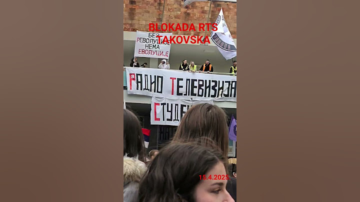 BLOKADA RTS: Takovska 15.4.2025.