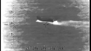 Aerial Footage of Shootout Between Coast Guard and Drug Boat