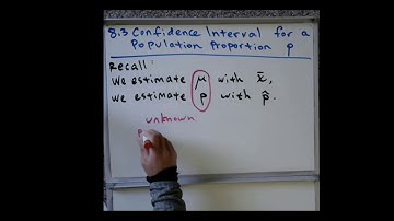 FORMULA:  Confidence Interval for a Population Proportion.  (Part 4)